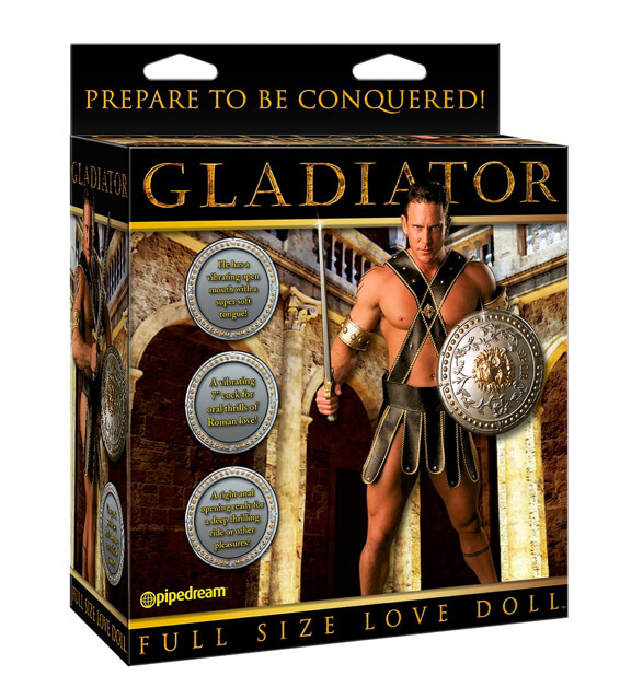 Manlig sexdocka Gladiator