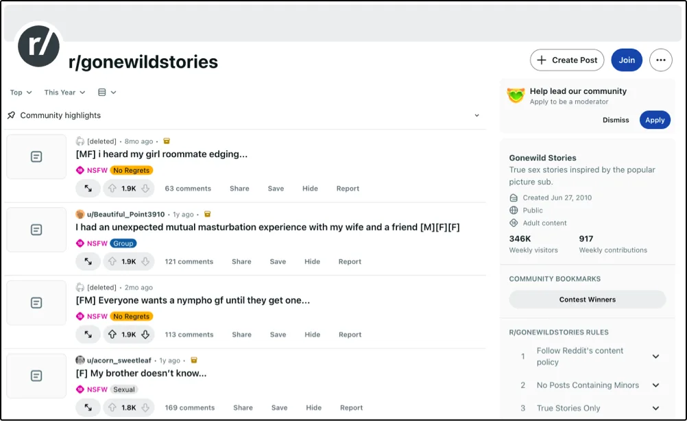 Gone wild stories sexnovell