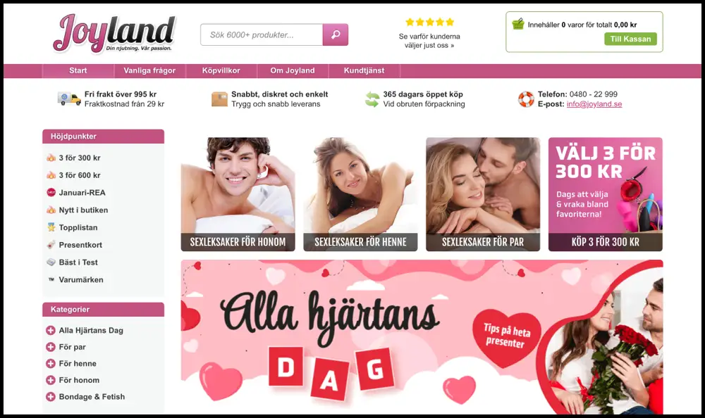 Joyland sexbutik online