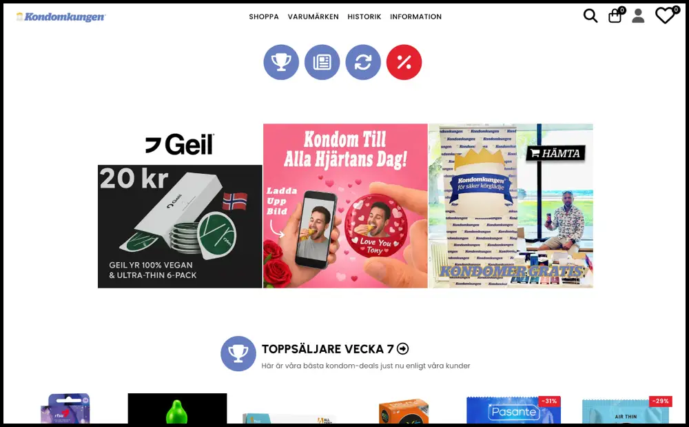 Kondomkungen sexshop online