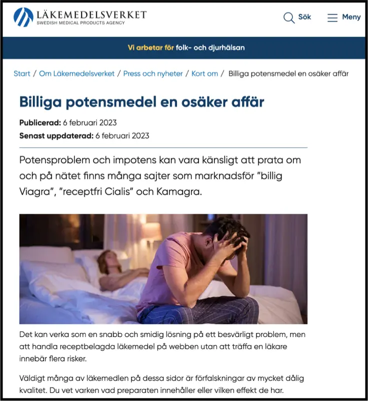 Läkemedelsverket viagra online