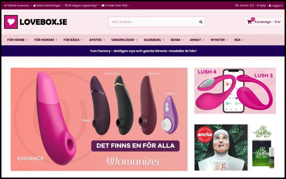 Lovebox sexshop online