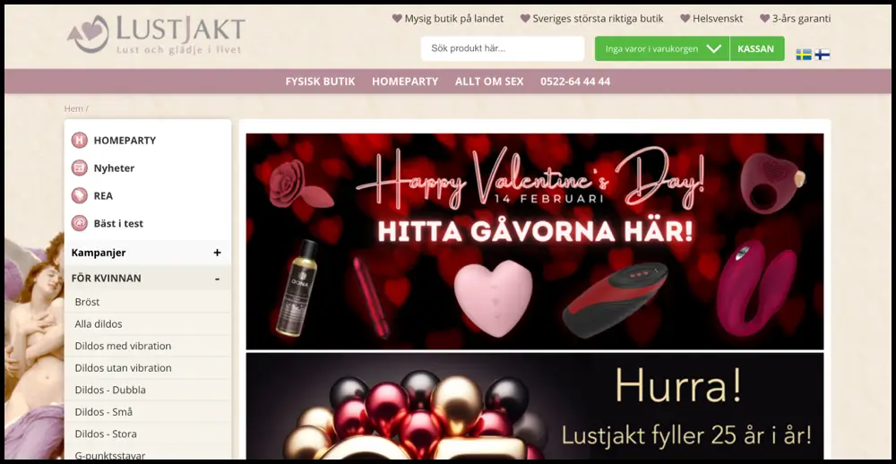 Lustjakt sexshop online