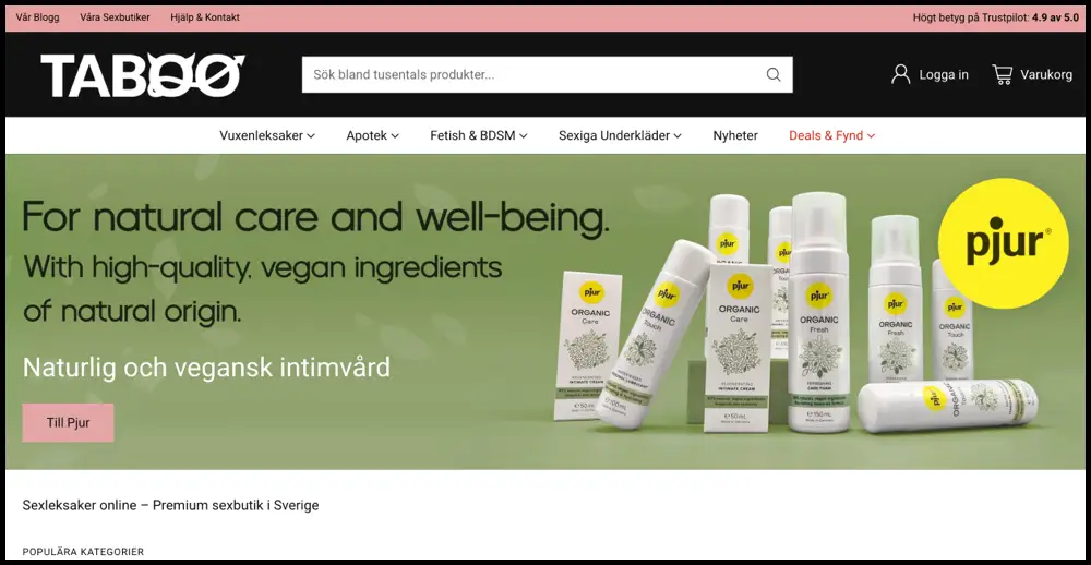 Taboo sexshop online