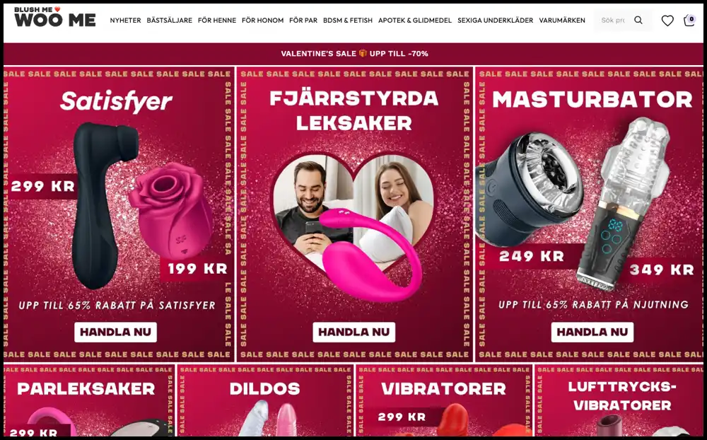 Woo me blush me sexbutik online