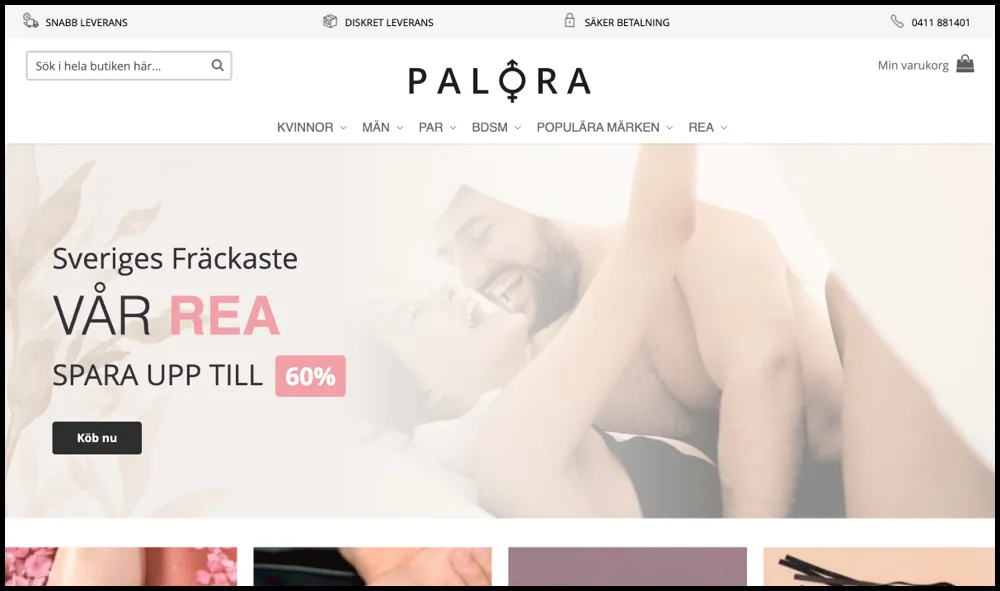 Palora sexbutik online