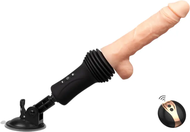 RC ultra realistic thrusting vibrator